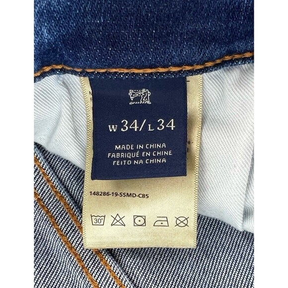 Scotch & Soda Mens SKIM Skinny W34xL32 Stretch Denim Pre Distressed Blue Jeans - Picture 12 of 14